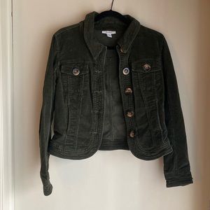 🚨FINAL SALE🚨 Cropped Corduroy Jacket